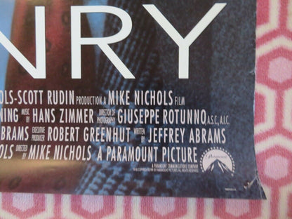 REGARDING HENRY US ONE SHEET ROLLED POSTER HARRISON FORD 1991 Movie posters