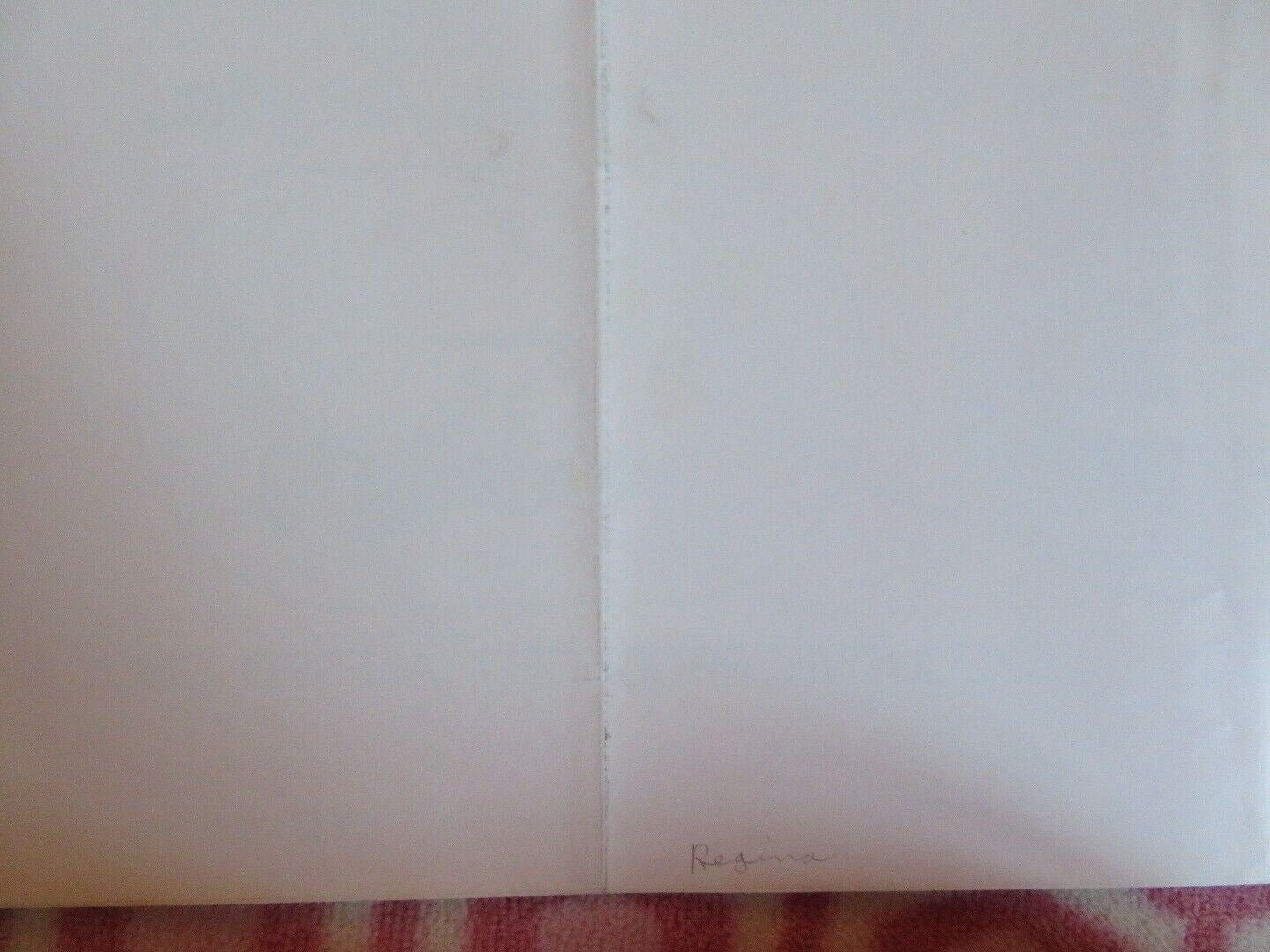 REGINA FOLDED US ONE SHEET POSTER JACKIE GIROUX 1970's/1980's Movie posters