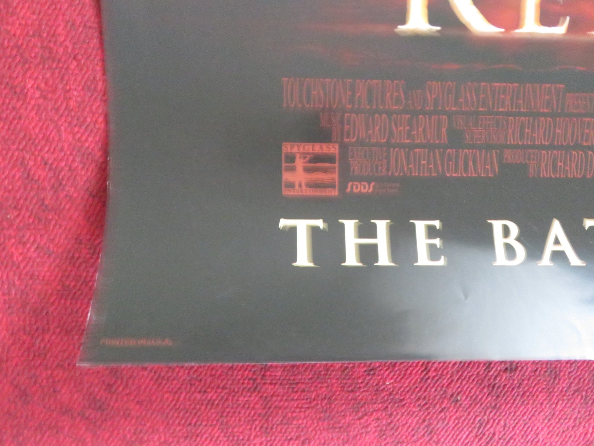 REIGN OF FIRE US ONE SHEET ROLLED POSTER CHRISTIAN BALE MATTHEW MCCONAUGHEY 2002 Rendezvous Cinema Movie posters