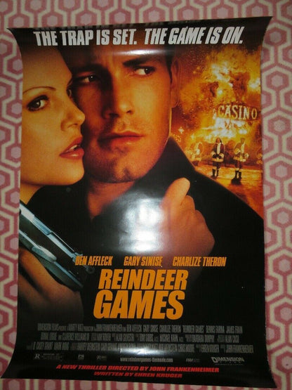 REINDEER GAMES US ONE SHEET ROLLED POSTER BEN AFFLECK 2000 Movie posters