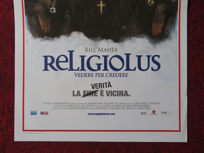 RELIGULOUS ITALIAN LOCANDINA (27.5"x13") POSTER BILL MAHER TAL BACHMAN 2008 Movie posters