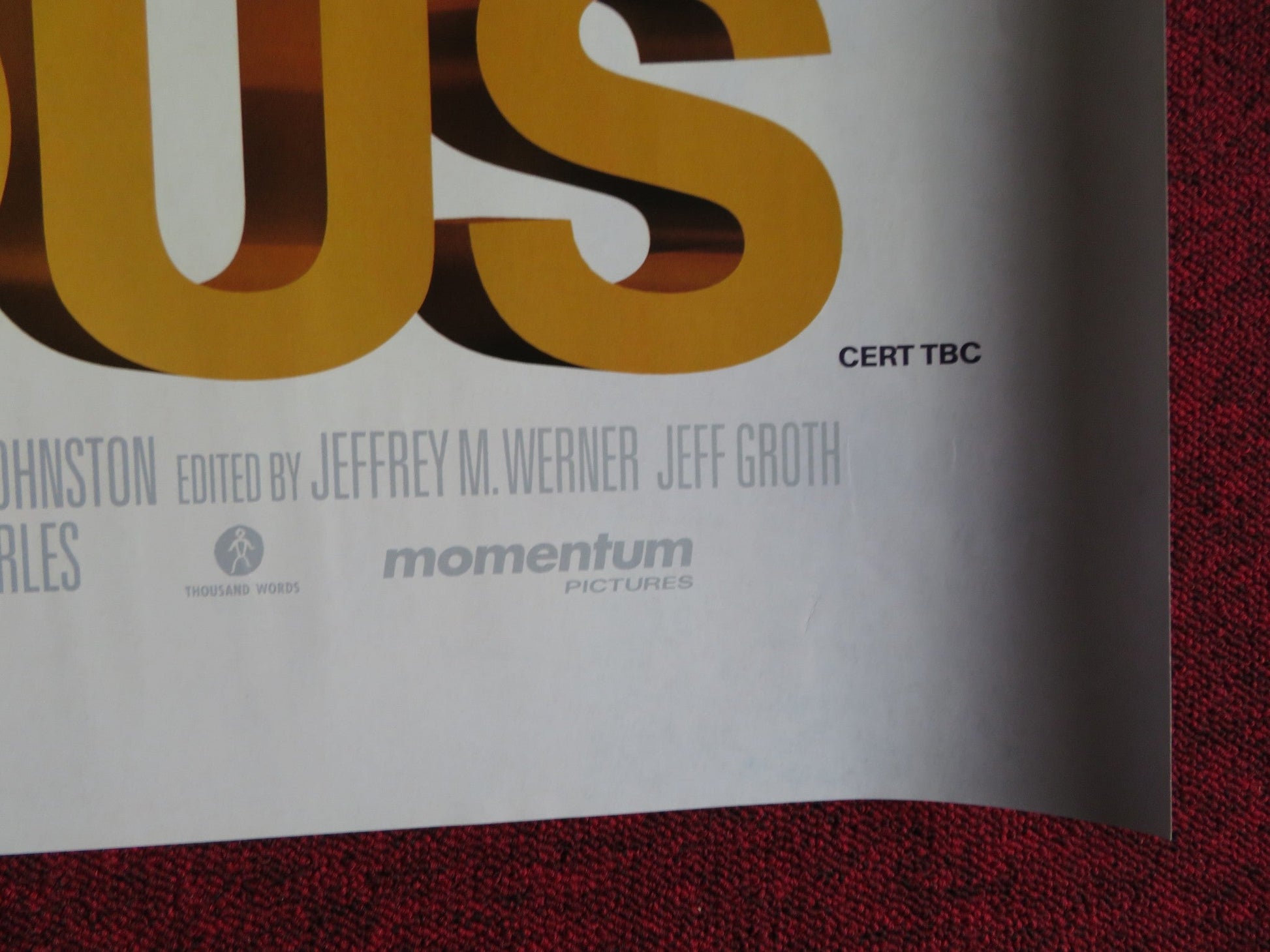 RELIGULOUS UK QUAD (30"x 40") ROLLED POSTER BILL MAHER TAL BACHMAN 2008 Rendezvous Cinema Movie posters