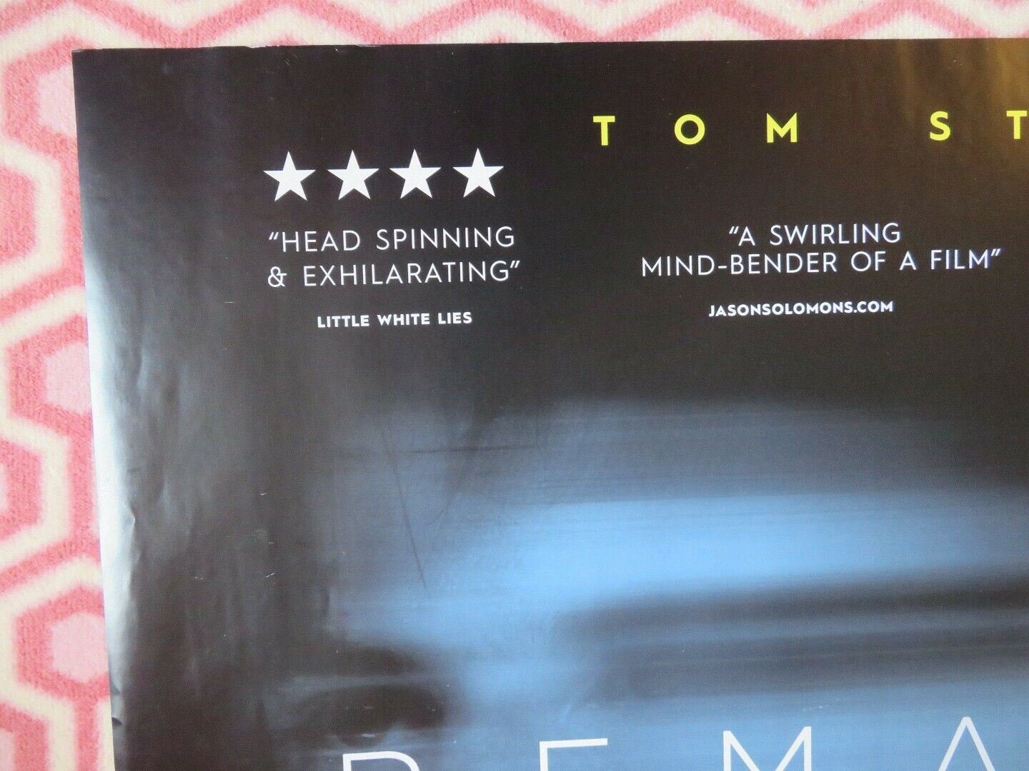 REMAINDER QUAD (30"x 40") ROLLED POSTER TOM MCCARTY TOM STURRIDGE 2015 - Rendezvous Cinema