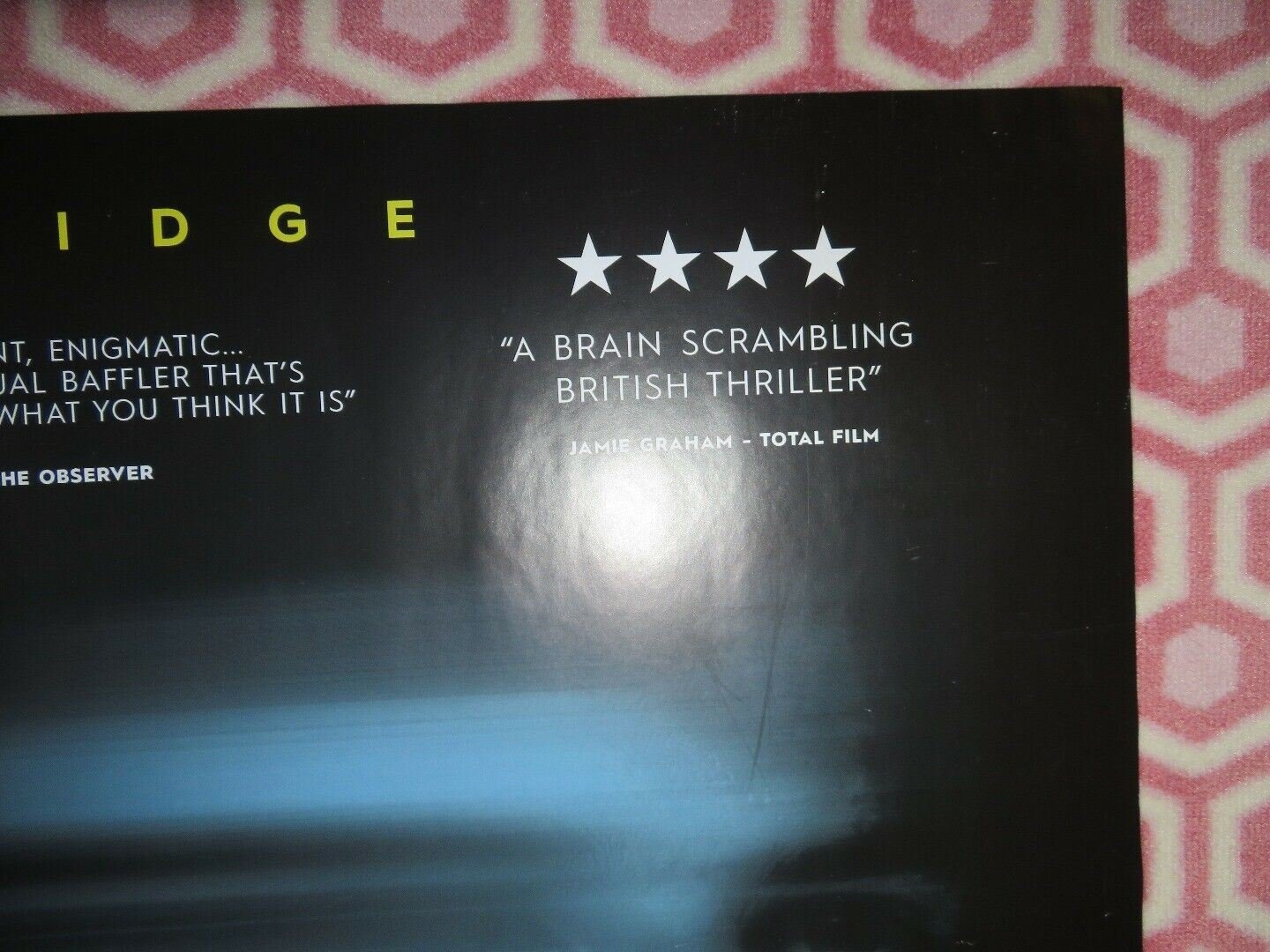 REMAINDER QUAD (30"x 40") ROLLED POSTER TOM MCCARTY TOM STURRIDGE 2015 - Rendezvous Cinema