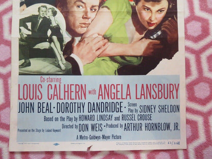 REMAINS TO BE SEEN US INSERT (14"x 36") POSTER JUNE ALLYSON VAN JOHNSON 1953 Movie posters