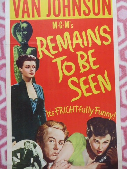 REMAINS TO BE SEEN US INSERT (14"x 36") POSTER JUNE ALLYSON VAN JOHNSON 1953 Movie posters