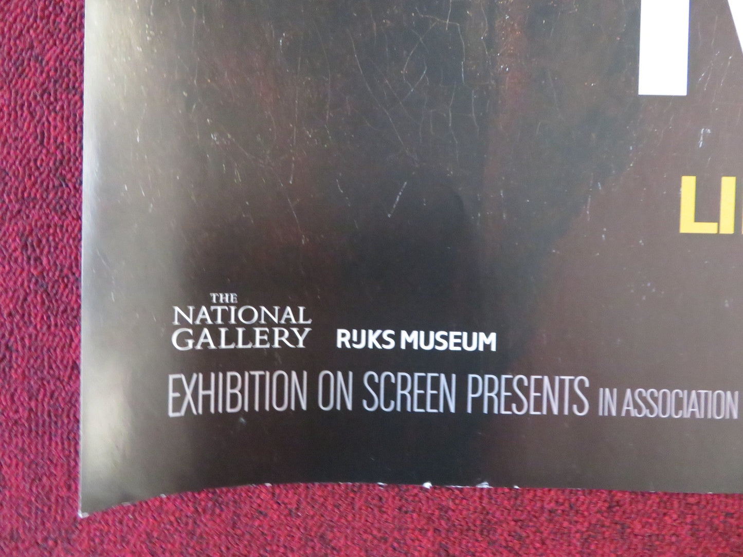 REMBRANDT FROM THE NATIONAL GALLERY UK QUAD (30"x 40") ROLLED POSTER 2014 Rendezvous Cinema Movie posters