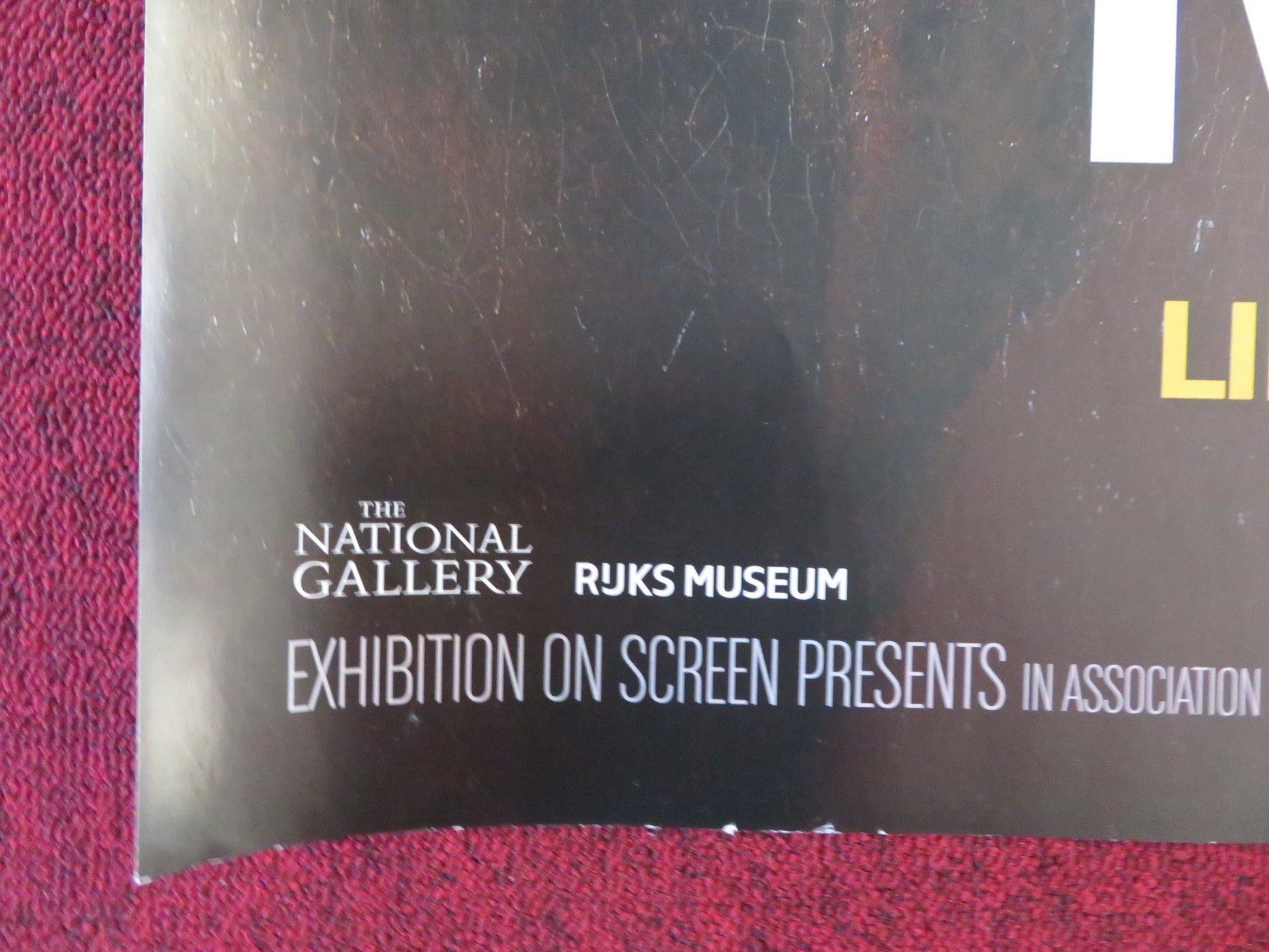 REMBRANDT FROM THE NATIONAL GALLERY UK QUAD (30"x 40") ROLLED POSTER 2014 Rendezvous Cinema Movie posters