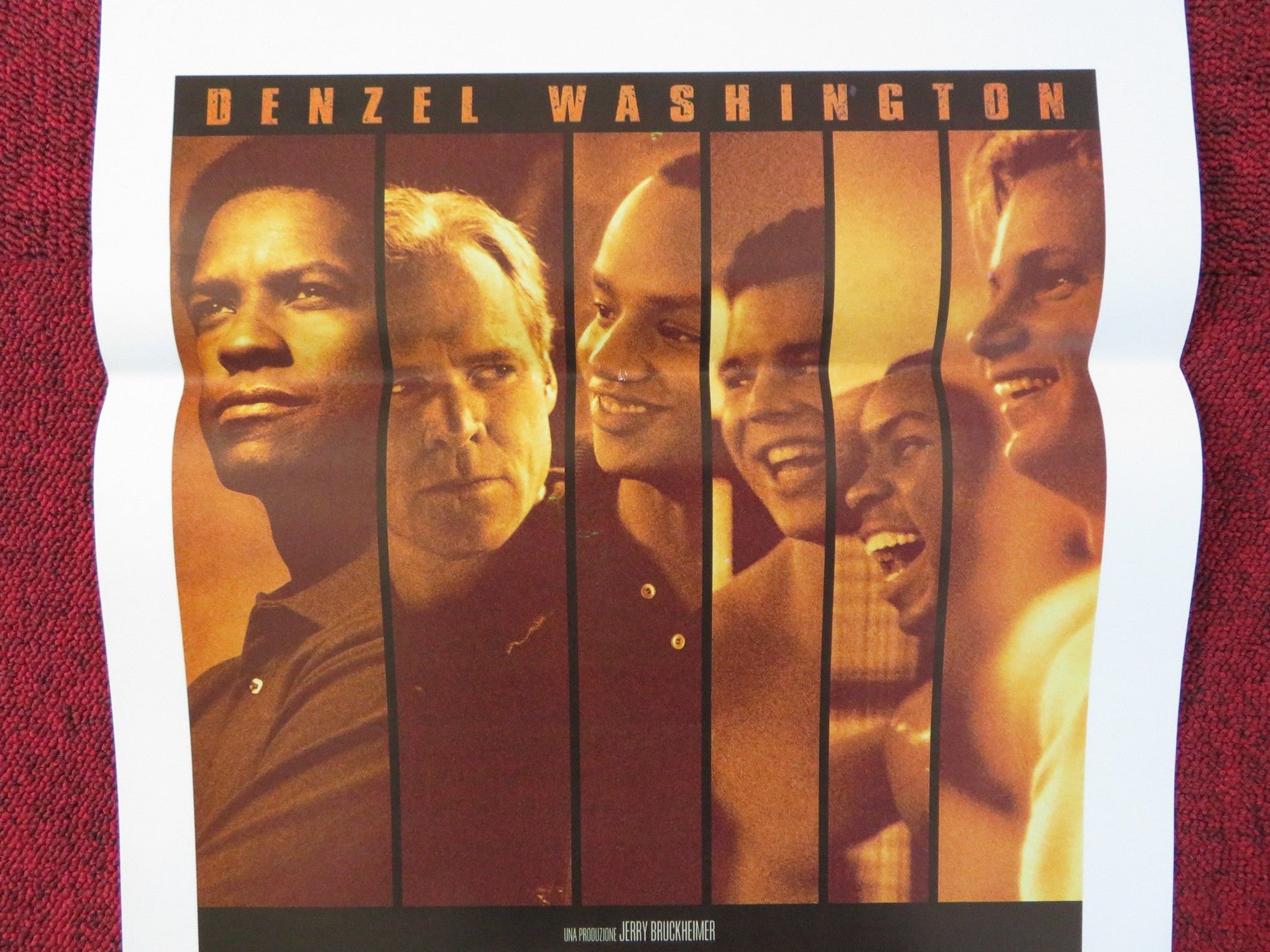 REMEMBER THE TITANS ITALIAN LOCANDINA POSTER DENZEL WASHINGTON WILL PATTON 2000 Rendezvous Cinema Movie posters