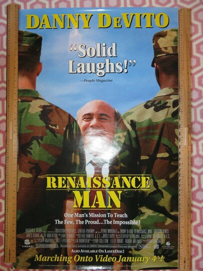 RENAISSANCE MAN US ONE SHEET ROLLED POSTER DANNY DEVITO 1994 - Rendezvous Cinema