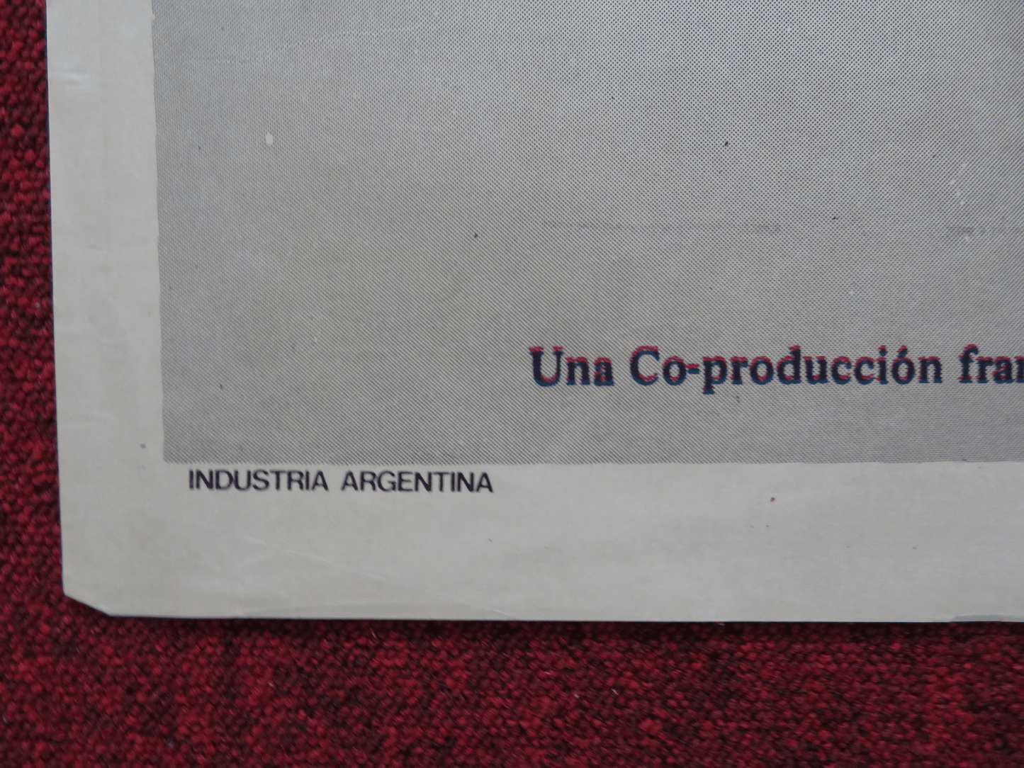 RENE LA CANE FOLDED ARGENTINA ONE SHEET POSTER GERARD DEPARDIEU SYLVIA KRISTEL Rendezvous Cinema Movie posters