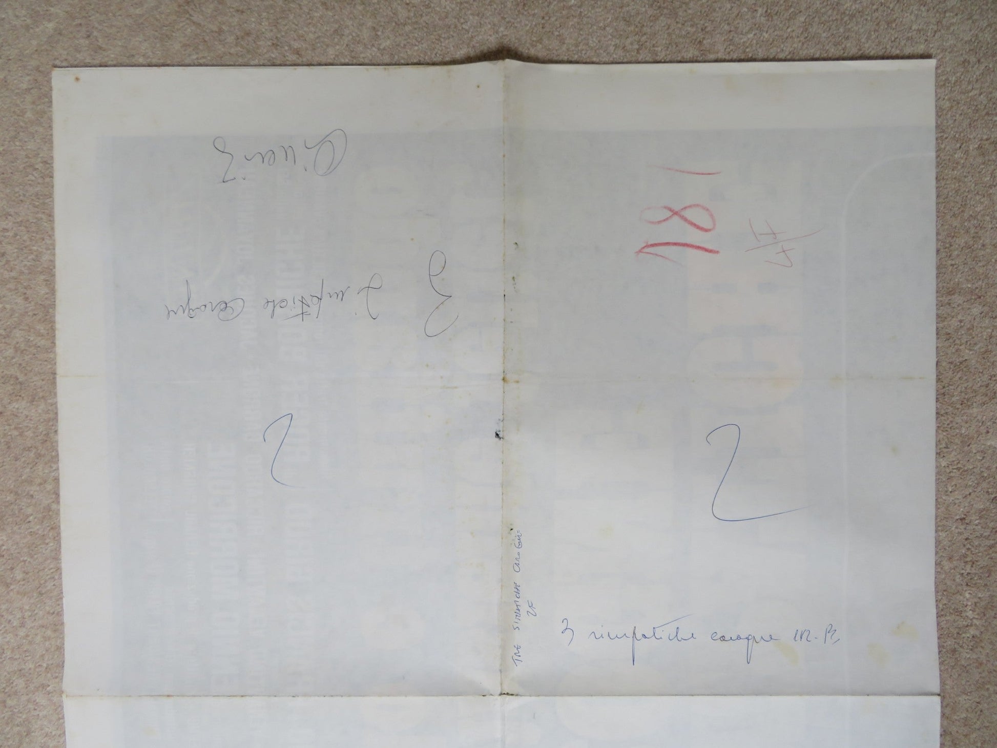 RENE THE CANE ITALIAN 2 FOGLIO POSTER GERARD DEPARDIEU SYLVIA KRISTEL 1977 Rendezvous Cinema Movie posters