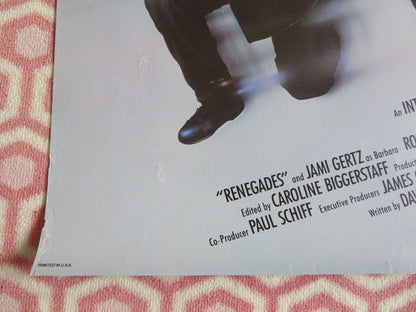 RENEGADES US ONE SHEET ROLLED POSTER JAMI GETZ KEIFER SUTHERLAND 1989 Movie posters