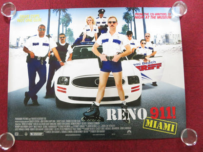 RENO 911!: MIAMI UK QUAD ROLLED POSTER LENNIE LOFTIN DANNY DE VITO 2007 Rendezvous Cinema Movie posters