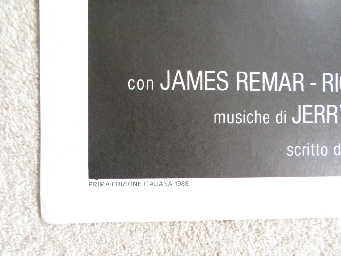 RENT - A - COP ITALIAN 2 FOGLIO POSTER BURT REYNOLDS LIZA MINNELLI 1987 Rendezvous Cinema Movie posters