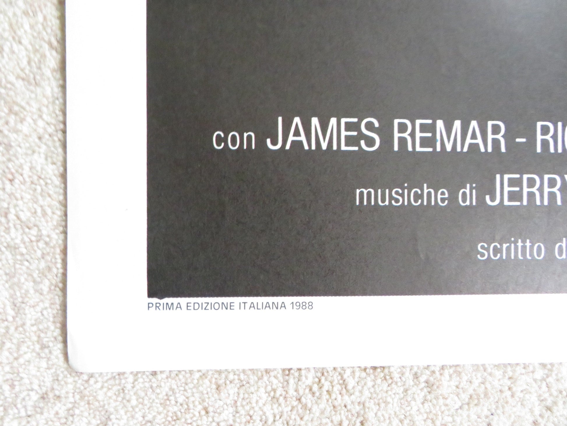 RENT - A - COP ITALIAN 2 FOGLIO POSTER BURT REYNOLDS LIZA MINNELLI 1987 Rendezvous Cinema Movie posters