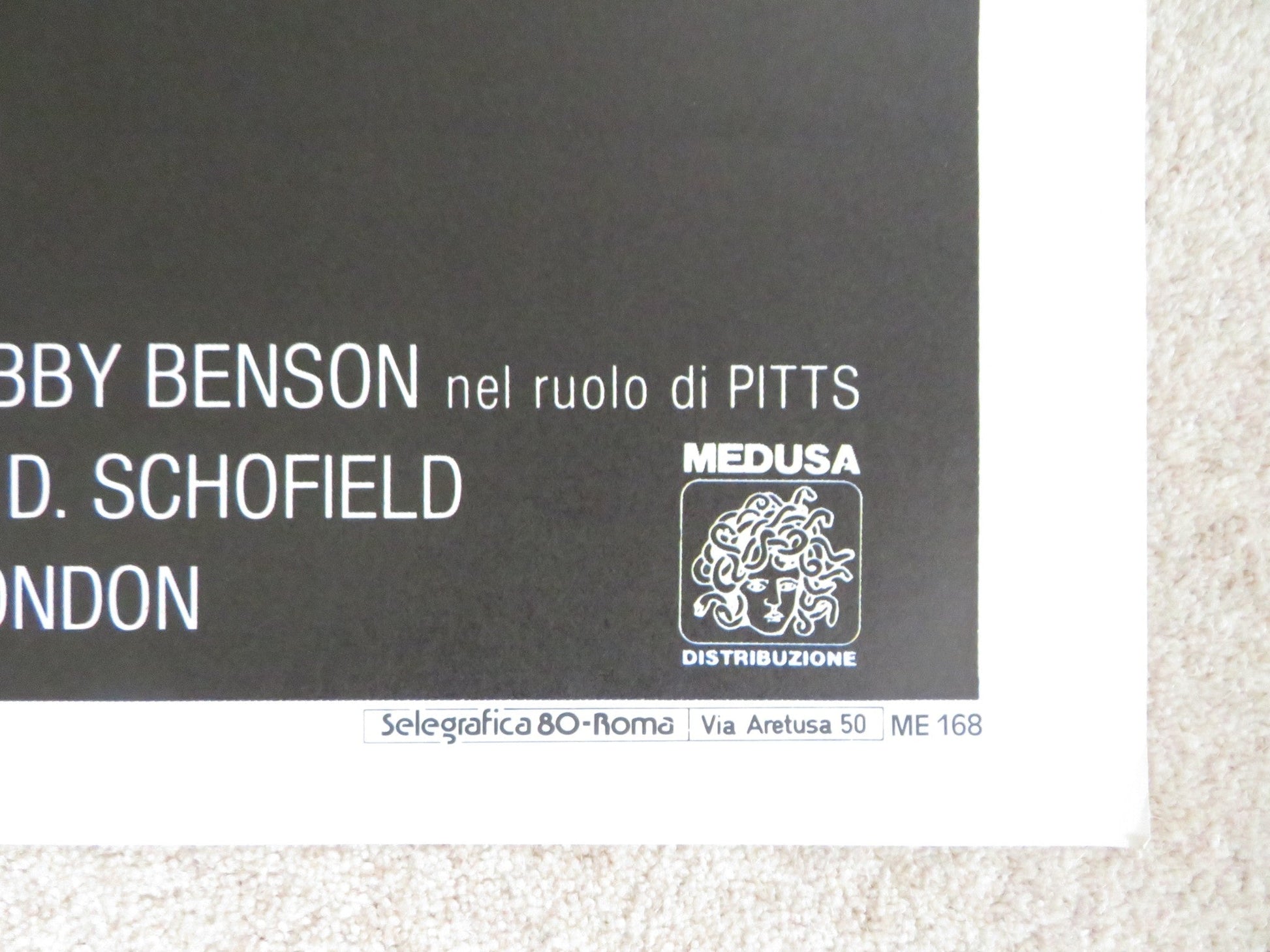 RENT - A - COP ITALIAN 2 FOGLIO POSTER BURT REYNOLDS LIZA MINNELLI 1987 Rendezvous Cinema Movie posters