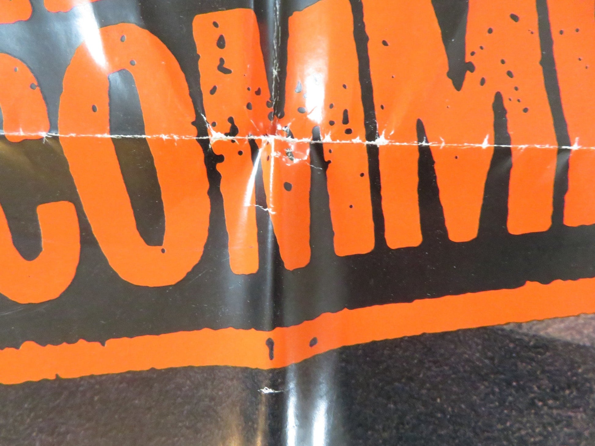 REPORT TO THE COMMISSIONER FOLDED US ONE SHEET POSTER MICHAEL MORIARTY 1975 Rendezvous Cinema Movie posters