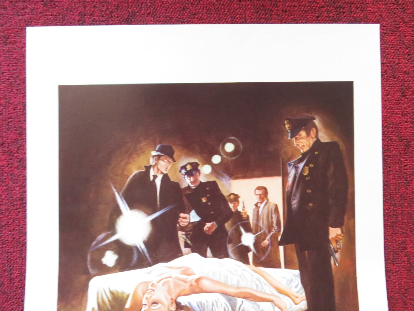 REPORT TO THE COMMISSIONER ITALIAN LOCANDINA POSTER MICHAEL MORIARTY 1975 Rendezvous Cinema Movie posters