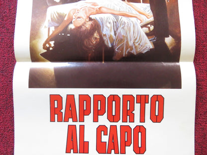 REPORT TO THE COMMISSIONER ITALIAN LOCANDINA POSTER MICHAEL MORIARTY 1975 Rendezvous Cinema Movie posters