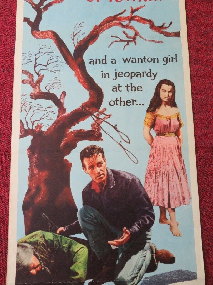 REPRISAL! US INSERT (14"x 36") POSTER GUY MADISON FELCIA FARR 1956 Movie posters