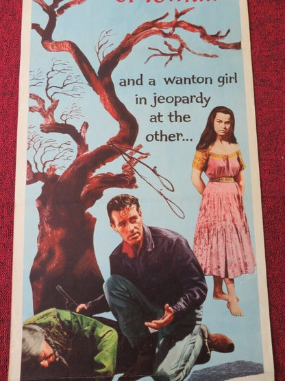REPRISAL! US INSERT (14"x 36") POSTER GUY MADISON FELCIA FARR 1956 Movie posters