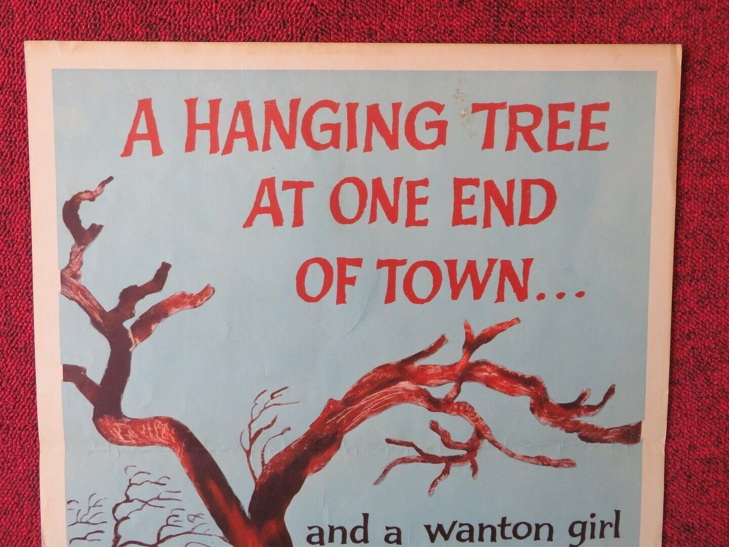 REPRISAL! US INSERT (14"x 36") POSTER GUY MADISON FELCIA FARR 1956 Movie posters