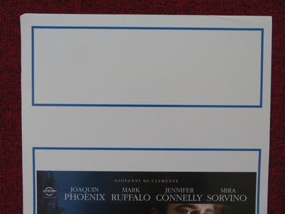 RESERVATION ROAD ITALIAN LOCANDINA POSTER JOAQUIN PHOENIX MARK RUFFALO 2007 Rendezvous Cinema Movie posters