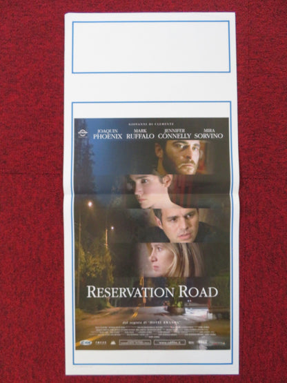 RESERVATION ROAD ITALIAN LOCANDINA POSTER JOAQUIN PHOENIX MARK RUFFALO 2007 Rendezvous Cinema Movie posters