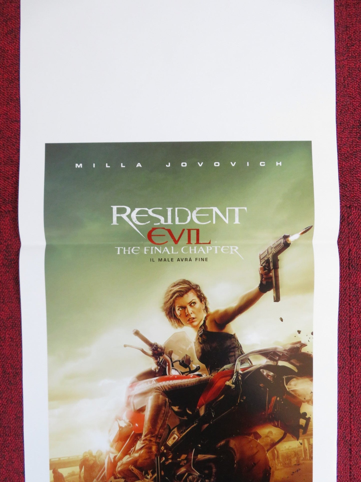 RESIDENT EVIL THE FINAL CHAPTER ITALIAN LOCANDINA POSTER MILLA JOVOVICH Rendezvous Cinema Movie posters