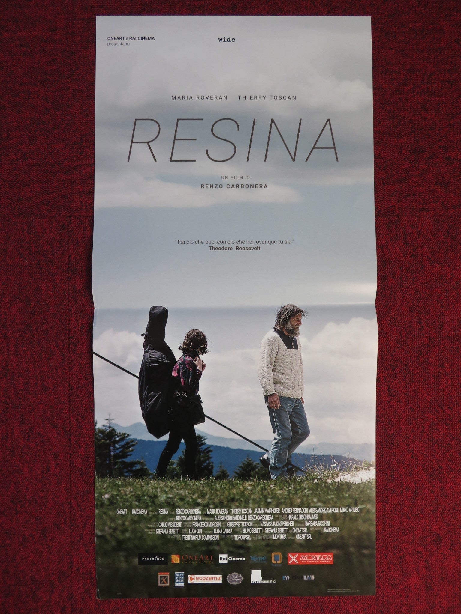 RESINA ITALIAN LOCANDINA POSTER MARIA ROVERAN THIERRY TOSCAN 2017 Rendezvous Cinema Movie posters