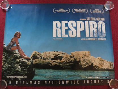 RESPIRO UK QUAD (30"x 40") ROLLED POSTER VALERIA GOLINO VINCENZO AMATO 2002 Rendezvous Cinema Movie posters