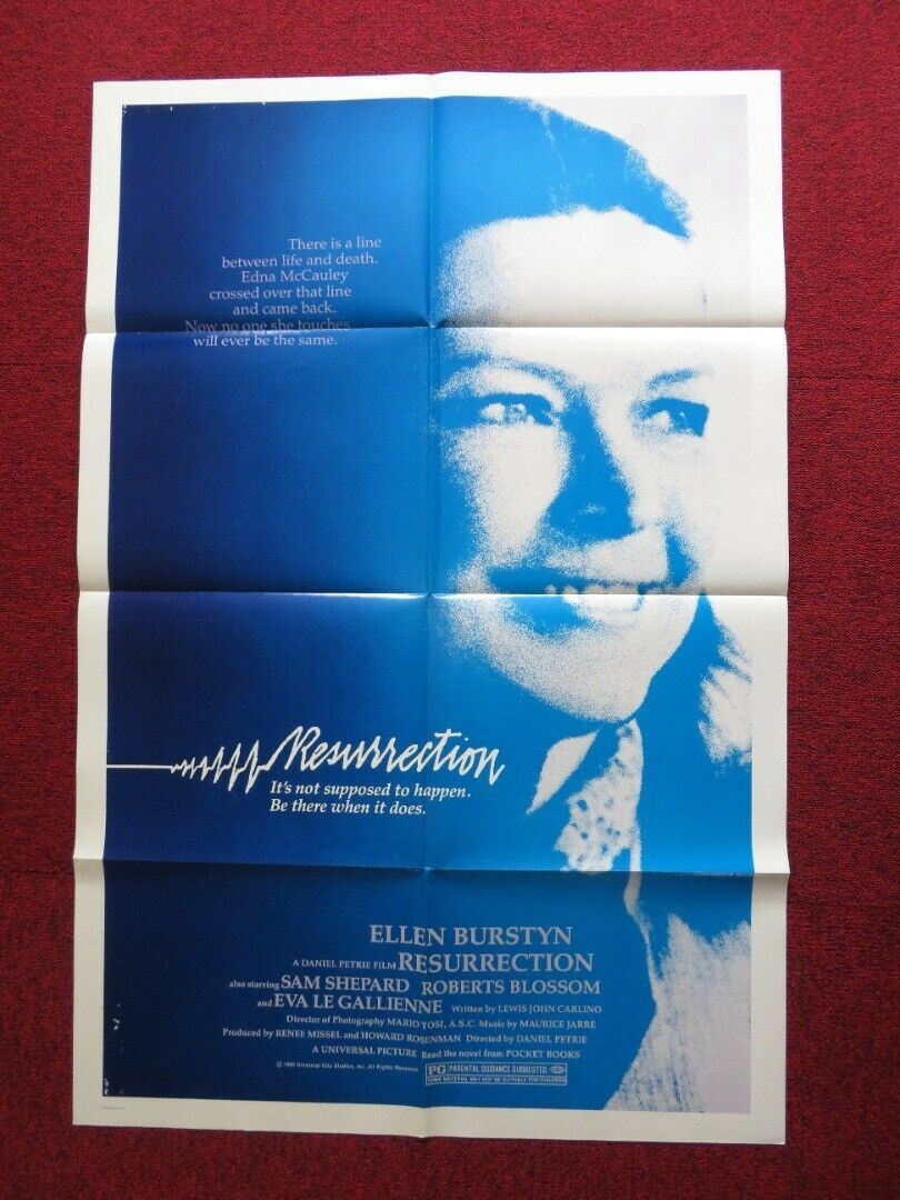 RESURRECTION US ONE SHEET POSTER SAM SHEPARD ELLEN BURSTYN 1980 Movie posters