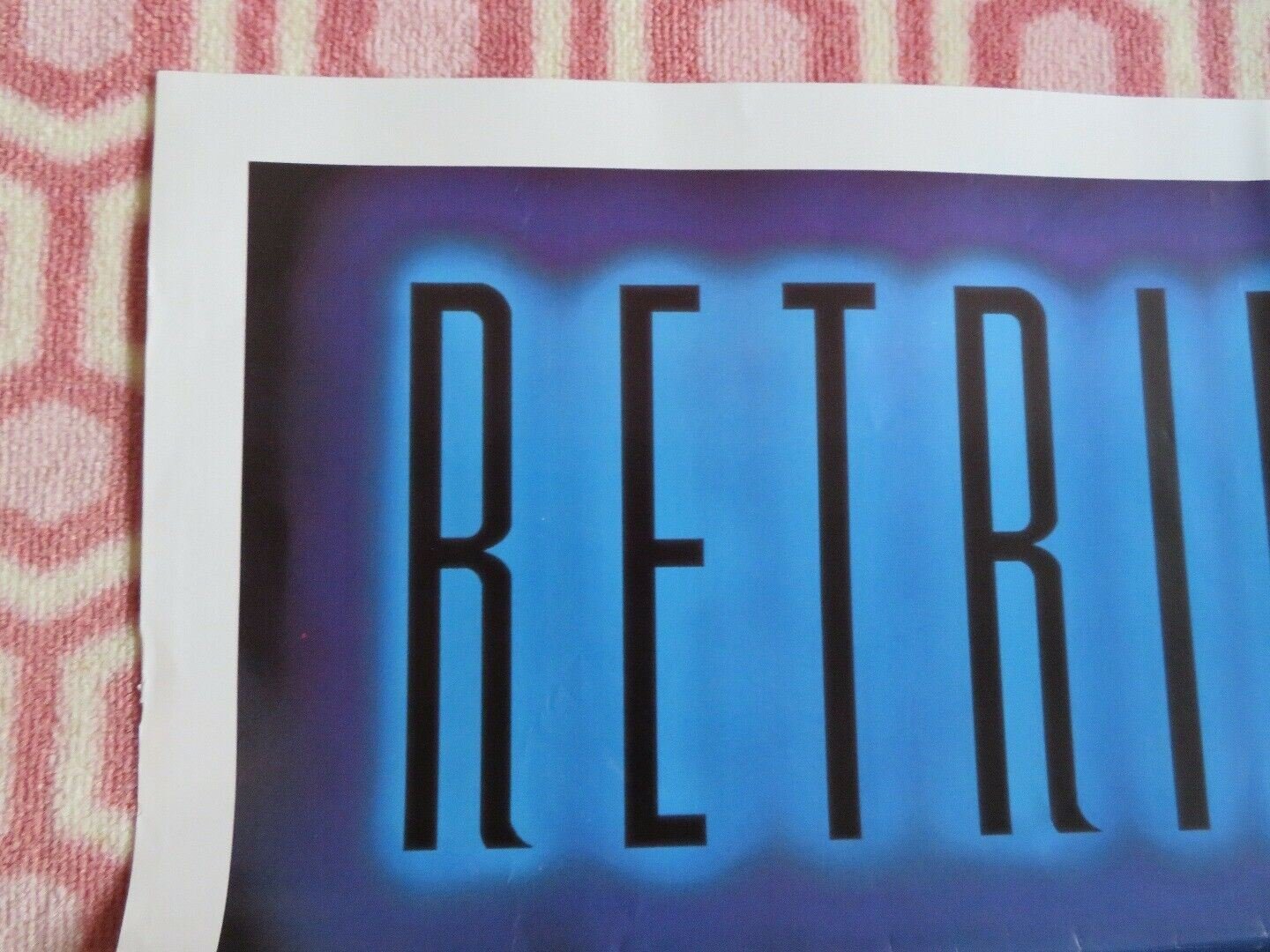 RETRIBUTION US ONE SHEET POSTER DENNIS LIPSCOMB 1987 Movie posters