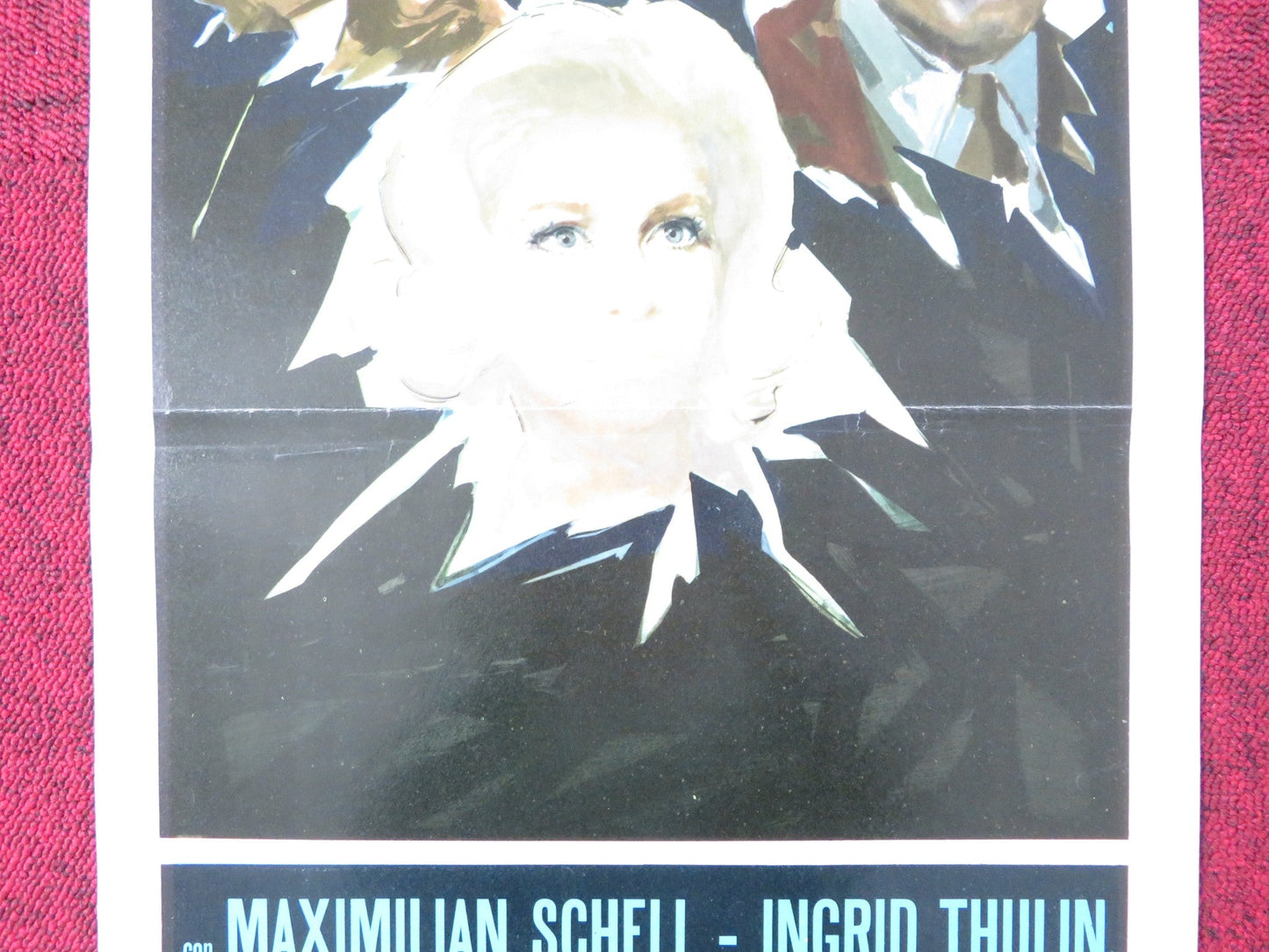 RETURN FROM THE ASHES ITALIAN LOCANDINA POSTER MAXIMILIAN SCHELL I. THULIN 1965 Rendezvous Cinema Movie posters