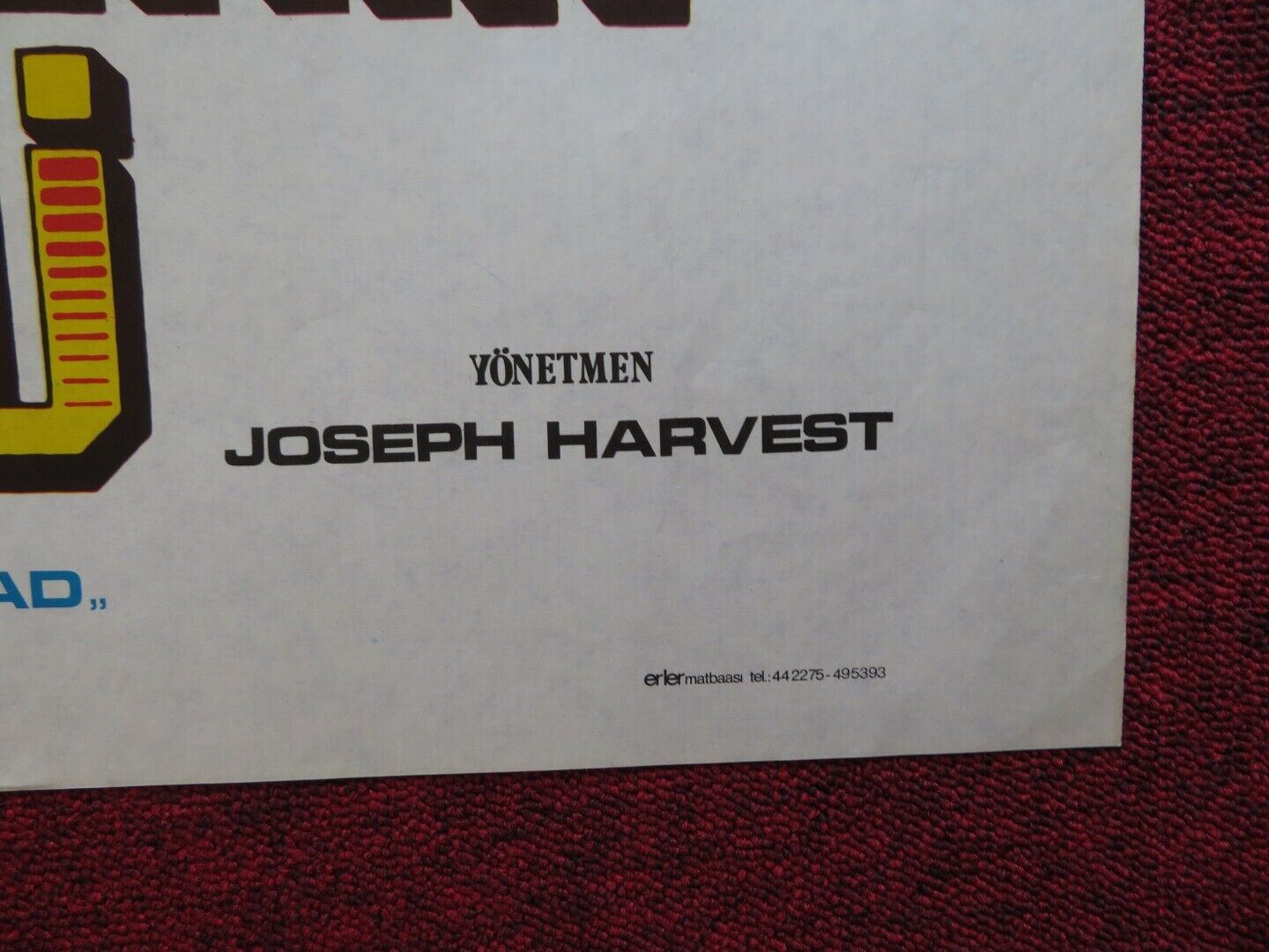 RETURN OF THE EVIL DEAD / BLIND DEAD SERIES PT 2 FOLDED TURKISH ONE SHEET POSTER Movie posters