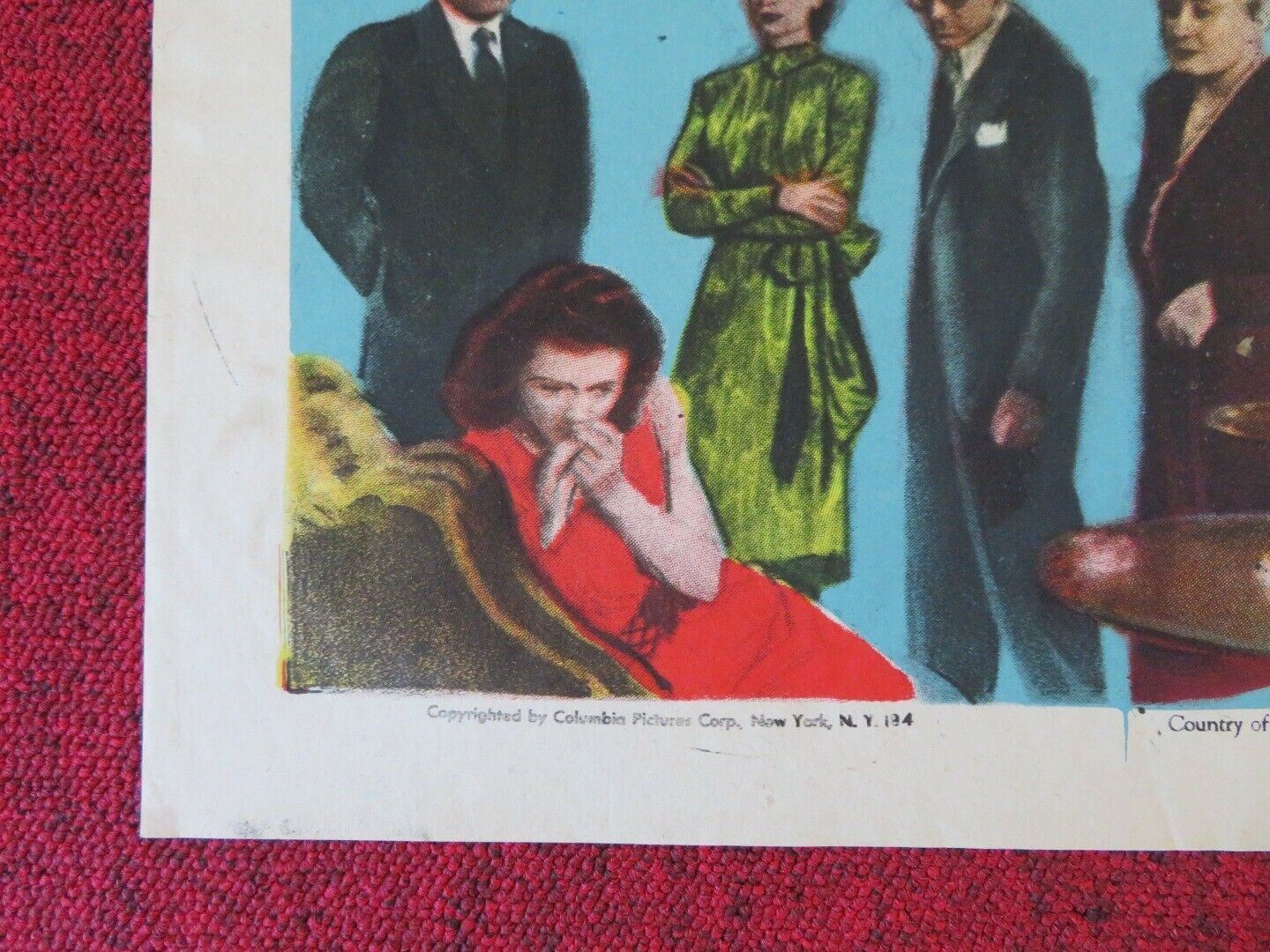 RETURN OF THE WHISTLER FOLDED US ONE SHEET POSTER MICHAEL DUANE 1948 Movie posters