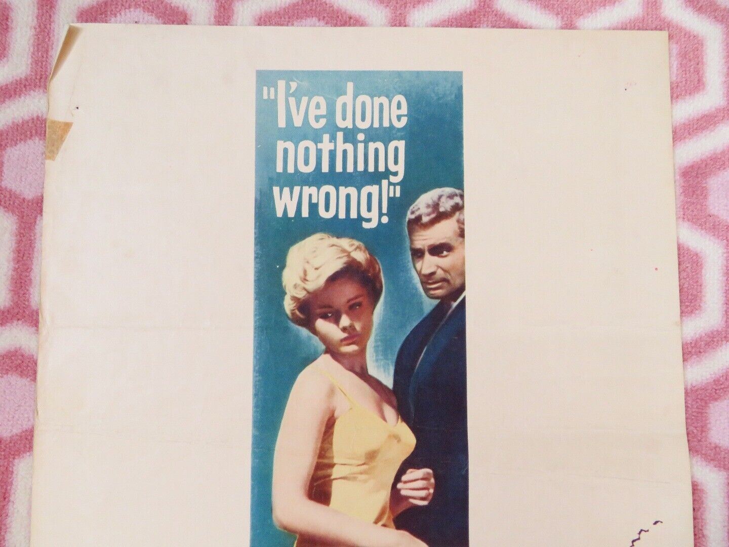 RETURN TO PEYTON PLACE US INSERT (14"x 36") POSTER CAROL LYNLEY JEFF CHANDLER Movie posters