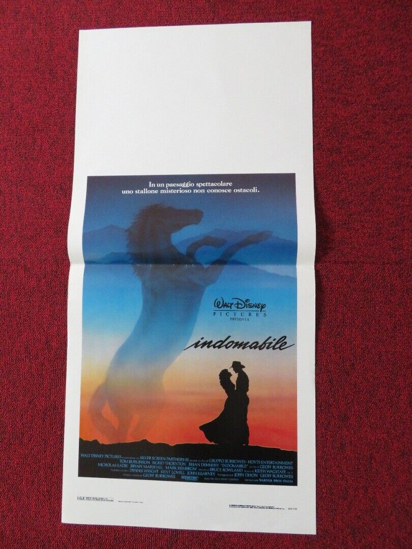 RETURN TO SNOWY RIVER ITALIAN LOCANDINA (27.5"x13") POSTER DISNEY 1988 Movie posters