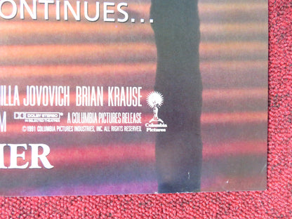 RETURN TO THE BLUE LAGOON FOLDED US ONE SHEET POSTER MILLA JOVOVICH KRAUSE 1991 Rendezvous Cinema Movie posters