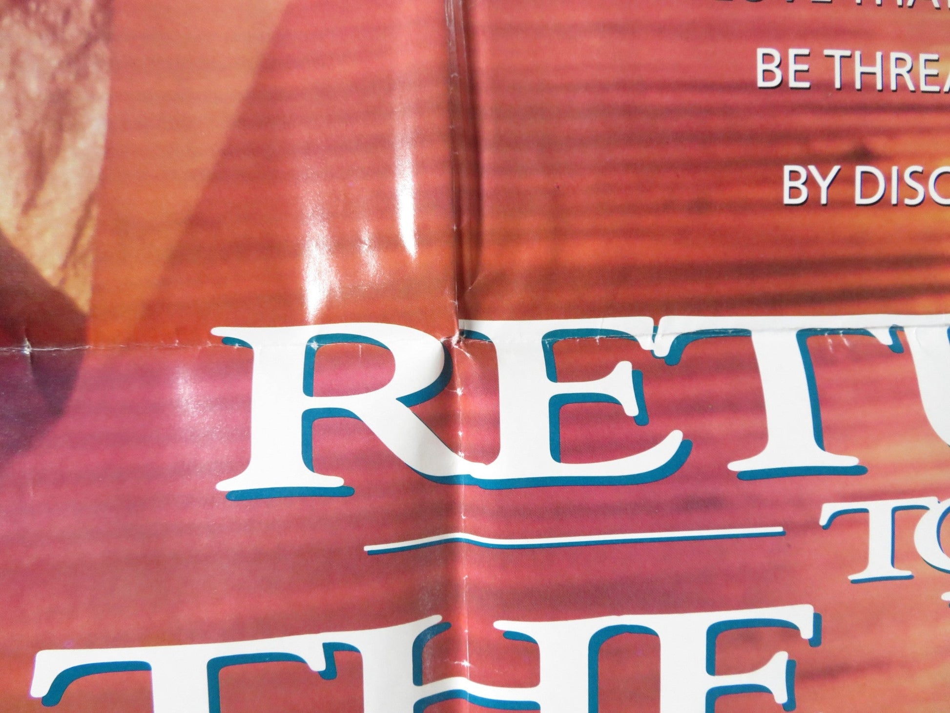 RETURN TO THE BLUE LAGOON FOLDED US ONE SHEET POSTER MILLA JOVOVICH KRAUSE 1991 Rendezvous Cinema Movie posters