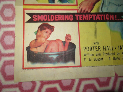 RETURN TO TREASURE ISLAND US ONE SHEET POSTER 1954 TAB HUNTER Rendezvous Cinema Movie posters