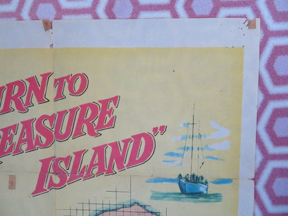 RETURN TO TREASURE ISLAND US ONE SHEET POSTER 1954 TAB HUNTER Rendezvous Cinema Movie posters
