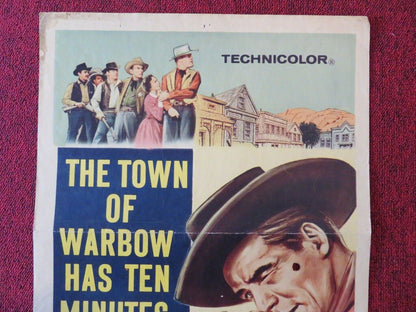 RETURN TO WARBOW US INSERT (14"x 36") POSTER PHILIP CAREY 1957 Movie posters