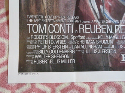 REUBEN REUBEN STYLE B US ONE SHEET POSTER TOM CONTI 1983 - Rendezvous Cinema