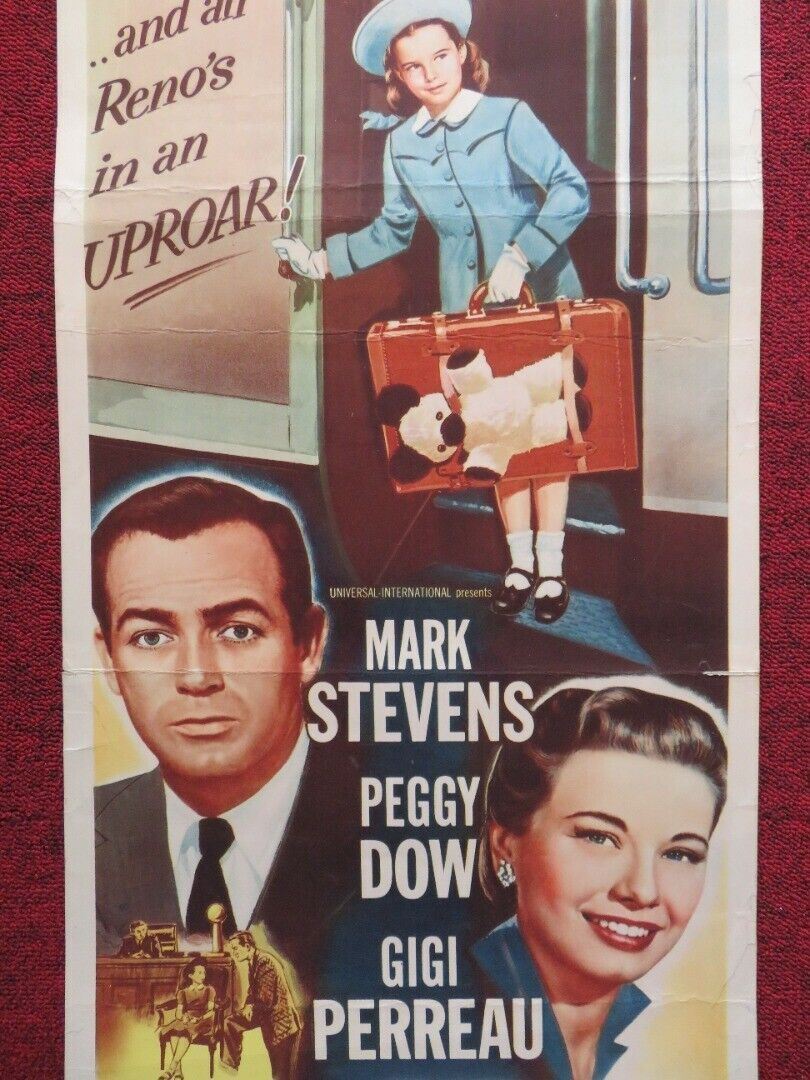 REUNION IN RENO US INSERT (14"x 36") POSTER MARK STEVENS PEGGY DOW 1951 Movie posters