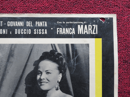 REVENGE OF BLACK EAGLE - C ITALIAN FOTOBUSTA POSTER ROSSANO BRAZZI 1951 Rendezvous Cinema Movie posters