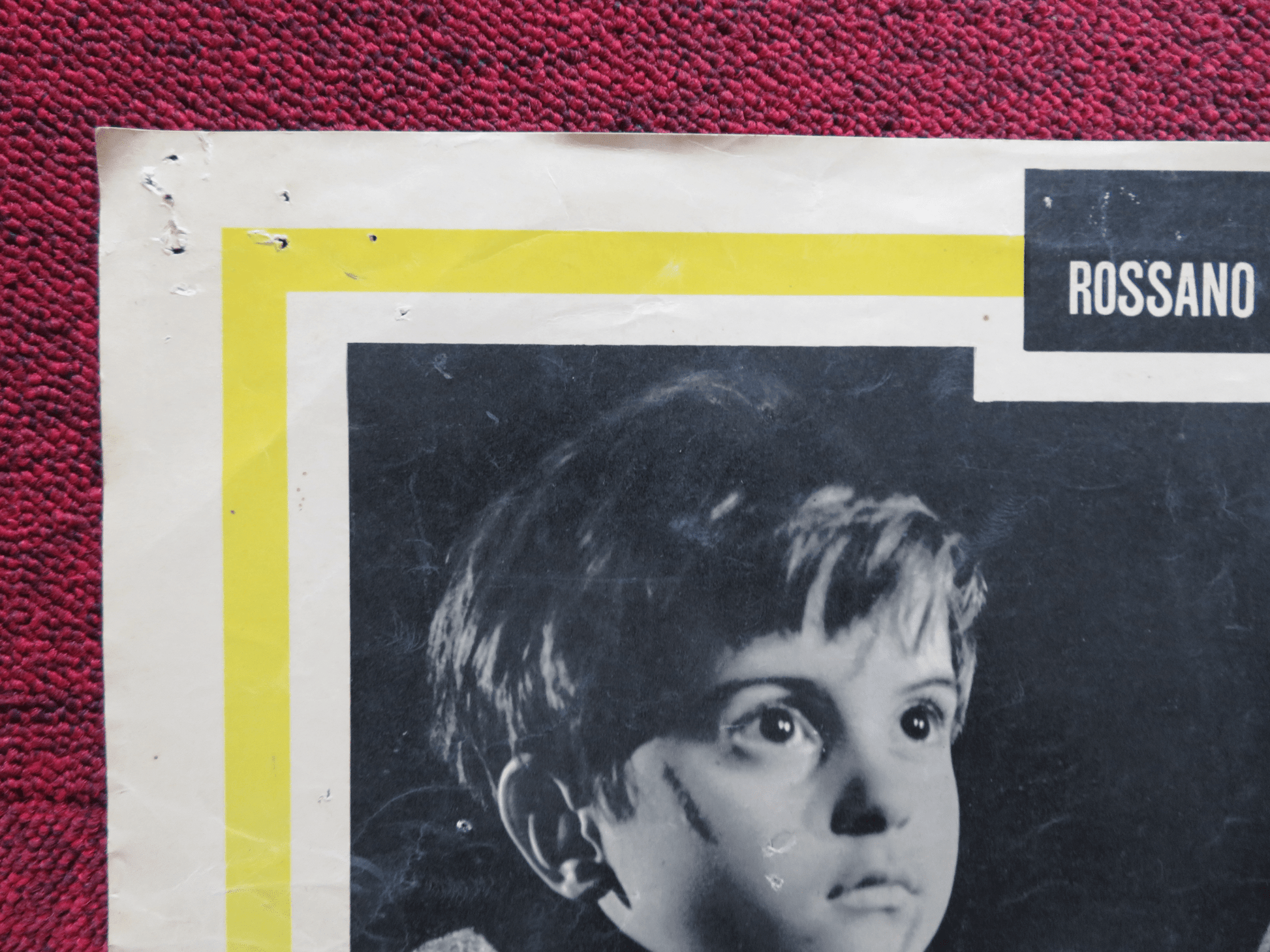 REVENGE OF BLACK EAGLE - C ITALIAN FOTOBUSTA POSTER ROSSANO BRAZZI 1951 Rendezvous Cinema Movie posters