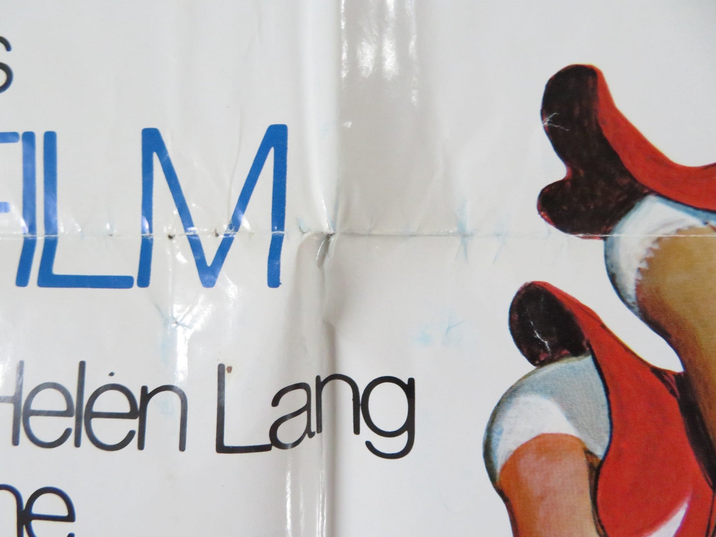 REVENGE OF THE CHEERLEADERS FOLDED US ONE SHEET POSTER JERII WOODS 1976 Rendezvous Cinema Movie posters