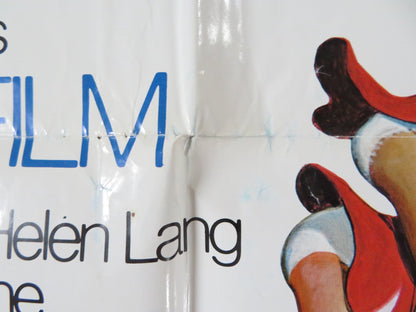 REVENGE OF THE CHEERLEADERS FOLDED US ONE SHEET POSTER JERII WOODS 1976 Rendezvous Cinema Movie posters